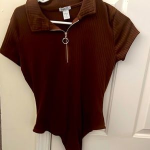 Brown Rue21 Bodysuit